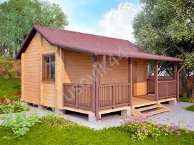 Проект №9 баня из бруса 6х5