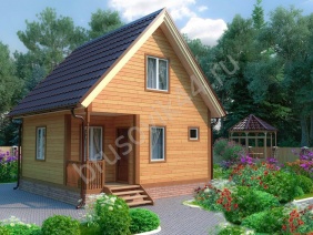 Проект №15 баня из бруса 6х6