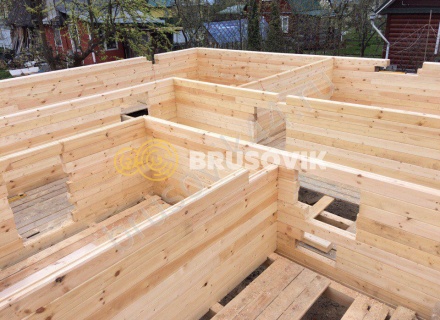 Возведение дома из бруса