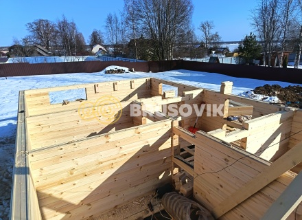 Дом 6х10м из профилированного бруса 145х145мм в д. Покровские Горки, Угличский район, Ярославская область