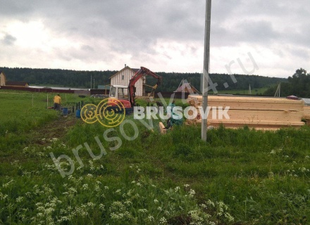 Деревянный дом из бруса с мансардой