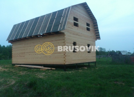 Дом 7х10 м из профилированного бруса 145х145 мм в Ивановской области