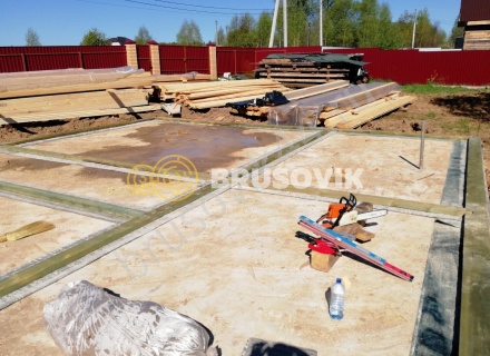 Дом по индивидуальному проекту из профилированного бруса 145х195 мм