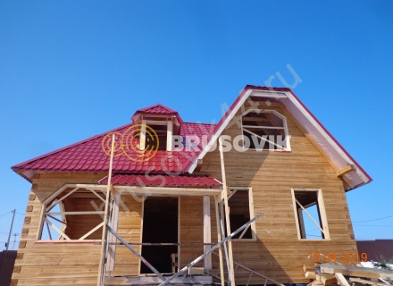 Дом из бруса 150х150 мм. по проекту № 5