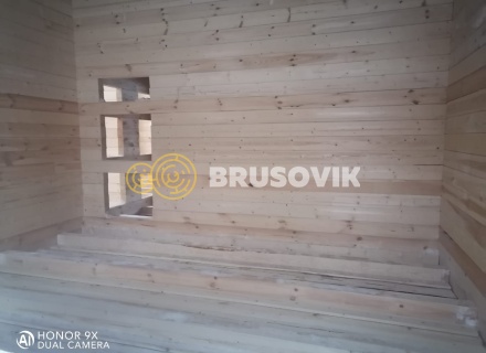 Дом 9х12м из профилированного бруса 145х145 мм в д. Мытишино, Угранский район, Смоленская область