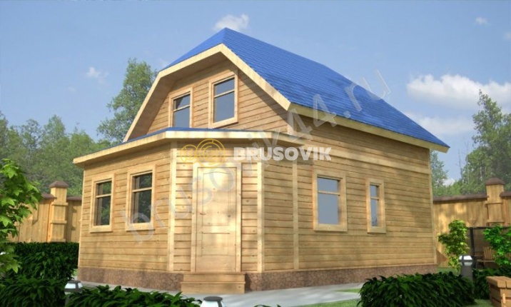 Проект №30 дома из бруса 7х9