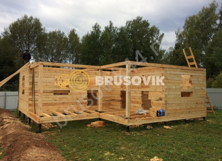 Строительство жилого дома из бруса