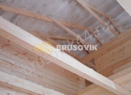 Дом по проекту заказчика из обрезного бруса