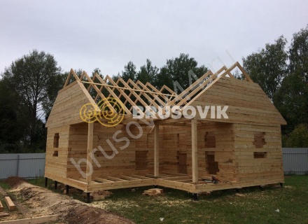 Строительство жилого дома из бруса