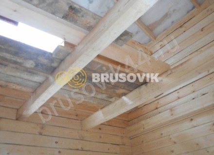 Дом по проекту заказчика из обрезного бруса