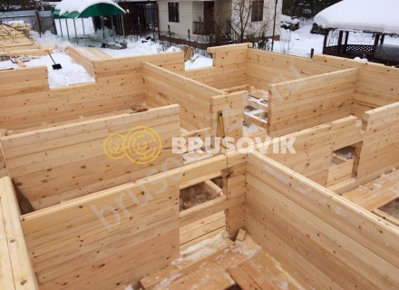 Строительство брусового дома