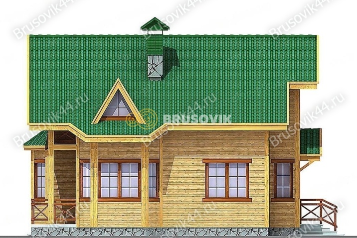 Проект №7 дома из бруса 8х11