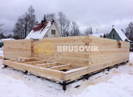 Строительство брусового дома
