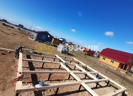 Дом 7х9 м из обрезного бруса 150х150 мм по индивидуальному проекту в коттеджном посёлке Рыбицы-1, Гатчинский район, Ленинградская область