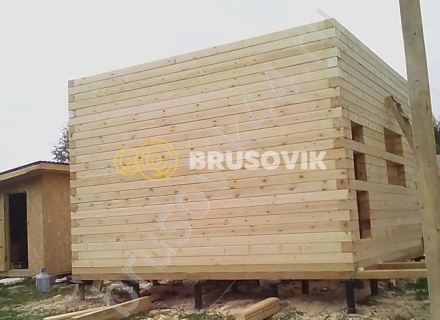  Баня из проф. бруса 145х145 мм