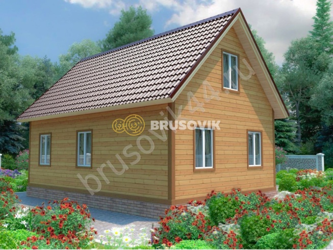 Проект №73 дома из бруса 7х9