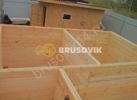  Баня из проф. бруса 145х145 мм