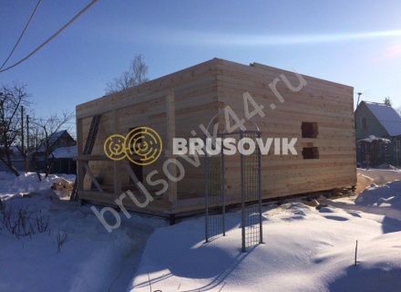 Строительство брусового дома