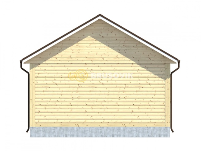 Проект №90 дома из бруса 6х6