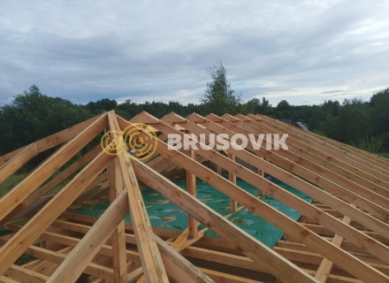 Пристройка к дому из профилированного бруса 145х145мм по индивидуальному проекту в д. Бакланово, Клинский р-н., Московская обл