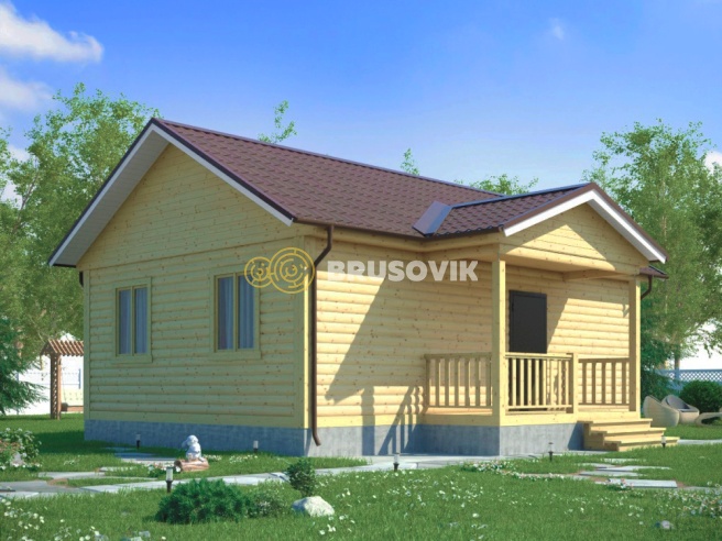 Проект №92 дома из бруса 6х9