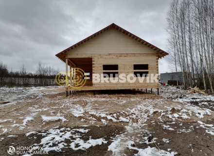 Дом 9х11м по индивидуальному проекту из профилированного бруса 145х195мм в д. Крюково, Ивановский район