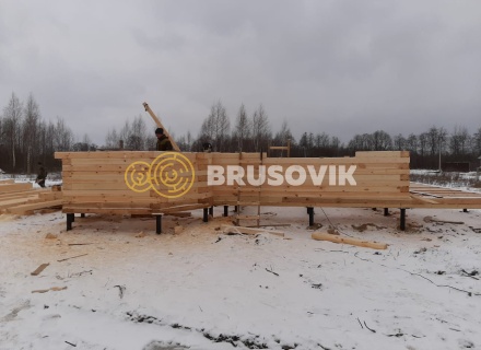 Дом из бруса, Ярославская область, Угличский р-н, п. Зеленая роща