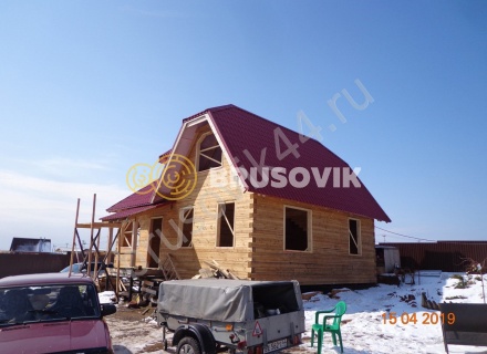 Дом из бруса 150х150 мм. по проекту № 5