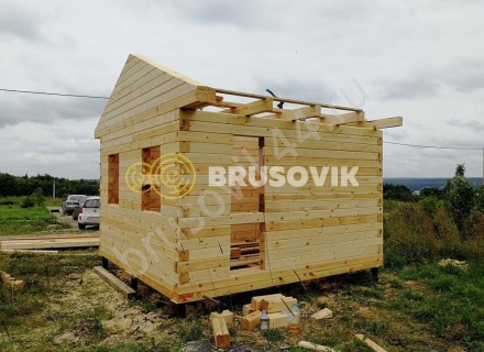 Баня из профилированного бруса 145х145 мм