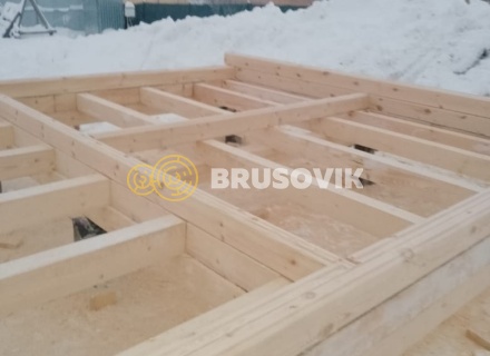 Баня 4х6 м из профилированного бруса 145х145 мм по индивидуальному проекту в д. Замятино, Кимрский район, Тверская область