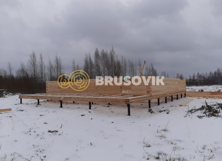 Дом из бруса, Ярославская область, Угличский р-н, п. Зеленая роща