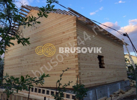 Возведение дома из бруса