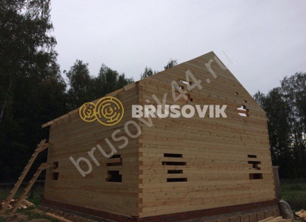 Брусовой дом для заказчика