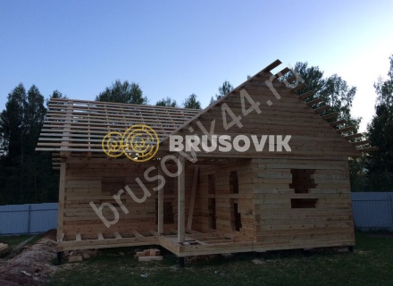 Строительство жилого дома из бруса