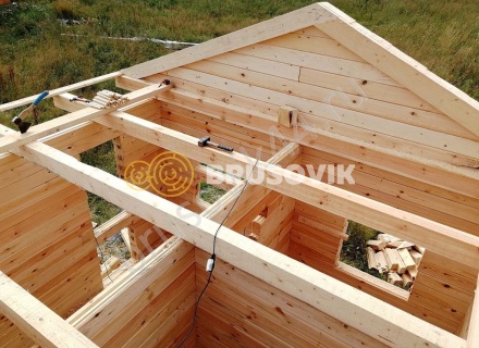 Баня из профилированного бруса 145х145 мм