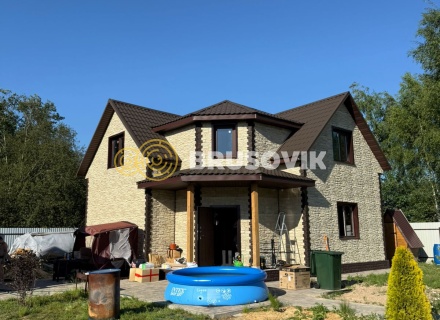 Внешняя отделка ранее построенного дома в с. Ивановское, Чеховский район, Московская область