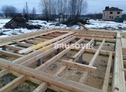 Дом 9х9 из профилированного бруса 145х195 мм, Костромская область, поселок Зарубино