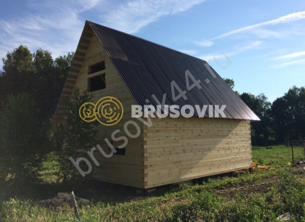  Дом по проекту заказчика из профилированного брус 145х145