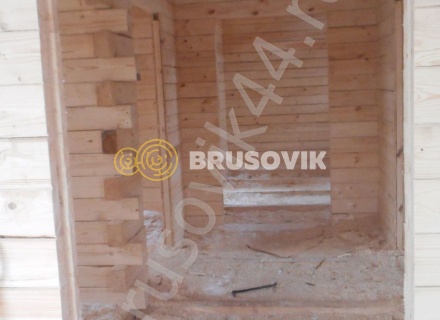 Дом по проекту заказчика из обрезного бруса