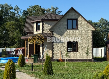 Внешняя отделка ранее построенного дома в с. Ивановское, Чеховский район, Московская область