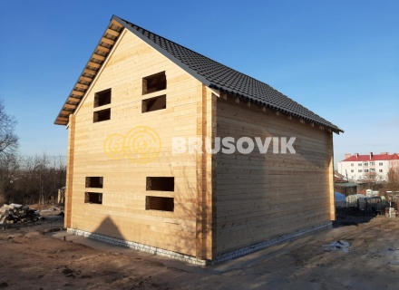 Два дома 8х10 м из профилированного бруса 195х145 мм, Ярославская область, г. Углич