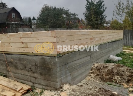 Дом 8х8м из профилированного бруса 145х145мм по индивидуальному проекту в д. Марьинка, Воскресенский р-н., Московская область