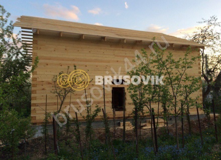 Возведение дома из бруса