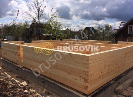 Возведение дома из бруса