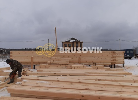 Дом из бруса, Ярославская область, Угличский р-н, п. Зеленая роща