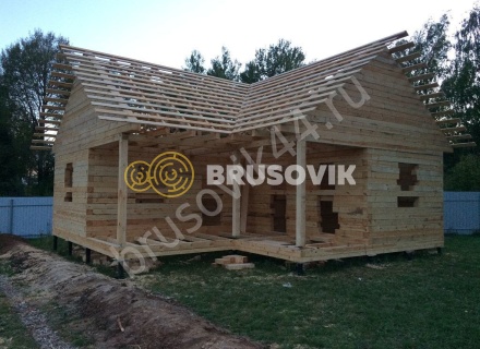 Строительство жилого дома из бруса