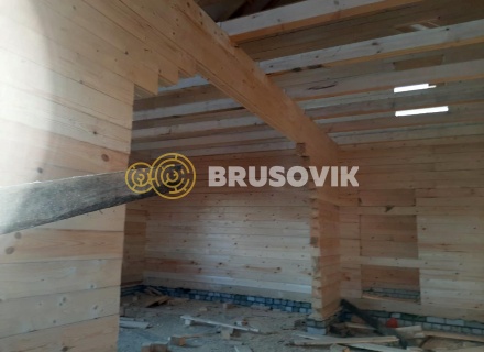 Два дома 8х10 м из профилированного бруса 195х145 мм, Ярославская область, г. Углич