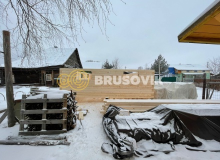 Дом 6х9м из профилированного бруса 145х145мм по индивидуальному проекту в д. Исады, Любимский р-н., Ярославская область