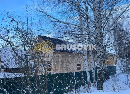 Полутораэтажный дом 6х8м с террасой из профилированного бруса 145х145мм по индивидуальному проекту в СТ Виктория, г. Кострома