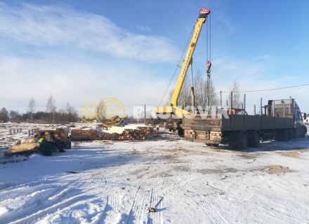 Дом 9х9 из профилированного бруса 145х195 мм, Костромская область, поселок Зарубино